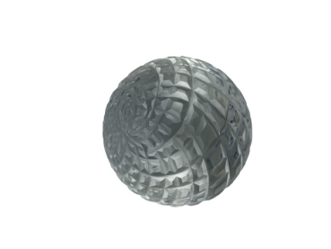 Briefbeschwerer Glaskugel Harlekin 8 cm